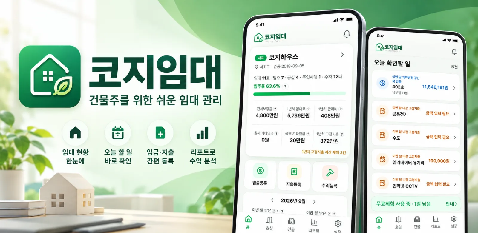 코지임대